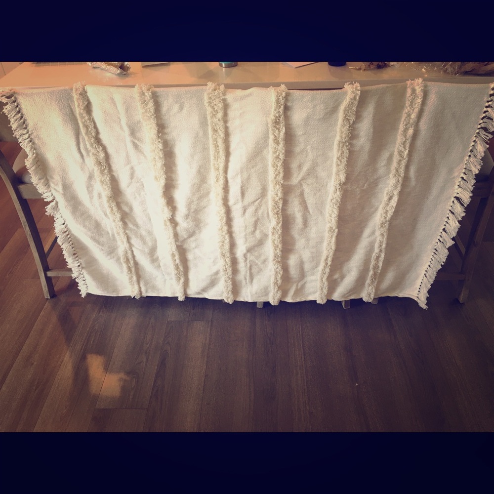 Uncommon James Handmade Fringe Throw